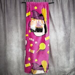 Squishmallows Cam The Cat Halloween Super Soft Plush Throw Blanket 50" x 70"